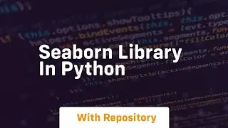 seaborn library in python