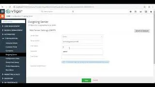 Vtiger CRM : Outgoing Server Configuration