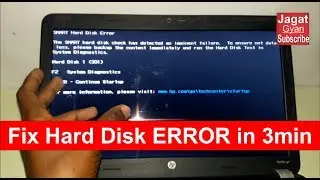 The SMART Hard disk check has detected an imminent failure. To ensure not data loss, please backup