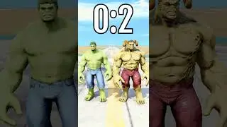 GREEN HULK vs DEVIL HULK in GTA 5! (BATTLES) 