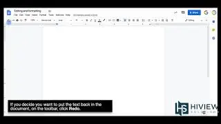 How to undo or redo your edits in Docs