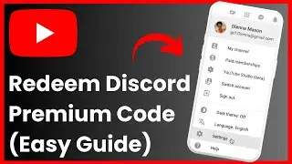 How To Redeem Discord Youtube Premium Code !