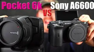 Pocket 6k Film vs Sony A6600 SLOG2 (Dynamic Range Test)