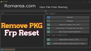ROM Area Tool v1.0 Crack 2023 | samsung frp tool |Remove PKG