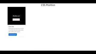 CSS Positioning || Position Absolute Problem || How to position a div or element.