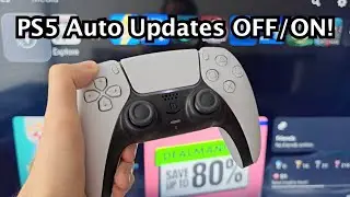 PS5 How to Turn ON/OFF Auto Updates (System or Games)!