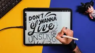 Procreate Lettering for Beginners - Adding Letters To Your Custom Grids