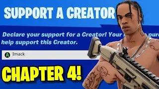 HOW TO GET A SUPPORT-A-CREATOR CODE IN FORTNITE CHAPTER 4!