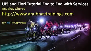 SAP UI5 and Fiori Training | SAP Fiori tutorial