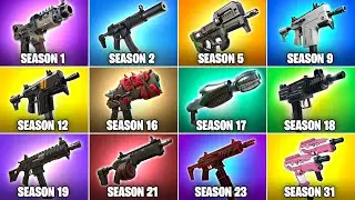 Evolution of All Fortnite Submachine Guns (Chapter 1 Season 1 - Chapter 5 Season 4)