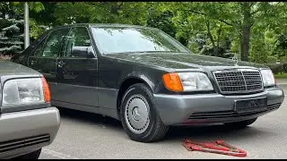 30 лет в гараже: купили и отмыли НОВЫЙ W140 Mercedes-Benz 300 SE 1992 года выпуска Капсула времени