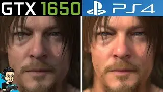 DEATH STRANDING - PC v/s PS4 - Graphics Comparison (GTX 1650 vs Console)