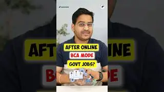 💥After Online BCA Course🤩 Top Govt Jobs Opportunities! #shorts #bca #bcajobs #bcacourse #viral #mca