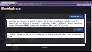 Chatbot 2.0 Project In Python (Machine Learning) | Projecto.in