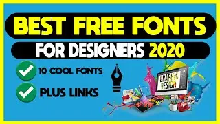 Best Free Fonts for Designers 2020 | 10 Great Free Fonts