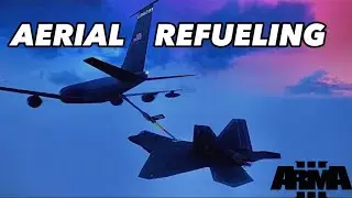 AERIAL REFUELING IN ARMA [KC-130 TANKER & F22] #mods