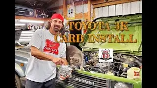 Toyota 3K Carburetor Install on Suzuki Samurai! 