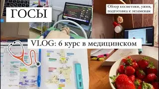 Vlog: день из жизни/обзор уходовой косметики/ как прошли ГОСЫ в меде?