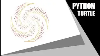 Python Turtle - Drawing Python Graphics - Using Python IDLE | Multi Color Shape By 