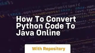 how to convert python code to java online