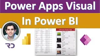 Using PowerApps Visual in Power BI (Integration)