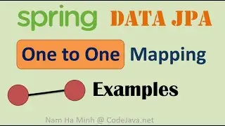 Spring Data JPA One to One Mapping Examples