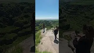 Вид на гору Арарат с территории монастыря Сагмосаванк, Армения, Mountain Ararat Armenia #mountain
