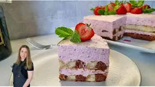 Торт с КЛУБНИКОЙ домашний рецепт 🍓 Торт с клубникой рецепт без выпечки  АСМР   АСМР рецепт