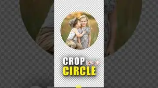 How to Crop a Image in Circle Shape using Photoshop 💡🔥 