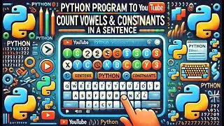 Python Program to Count Vowels and Consonants in a Sentence