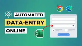 Automated Data Entry Online using Data from Excel | Auto Fill Forms using Chrome Extension