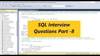 SQL Interview Questions PART - 8 | Asked by Microsoft, Salesforce