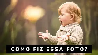 Como fiz essa foto? Ensaio Família com criança pequena
