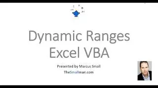 Dynamic Ranges with VBA