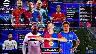eFotball PES 2025 PPSSPP NEW TRANSFERS CAMERA PS5 🥶🥶🥶