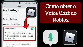 Como obter chat de voz no Roblox (2024) | Habilitar chat de voz no Roblox