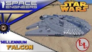 Space Engineers - ИП Неделя Star wars! - Millennium Falcon!