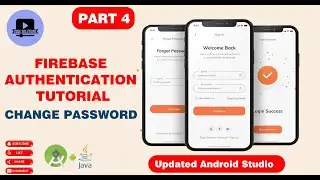 Change Password Android App Using Firebase | Android Studio Authentication Tutorial - Firebase Auth