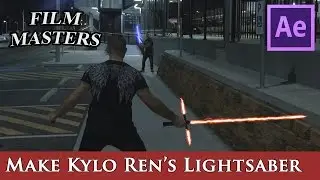 After Effects Tutorial - Make KYLO REN Cross guard Lightsaber Star Wars
