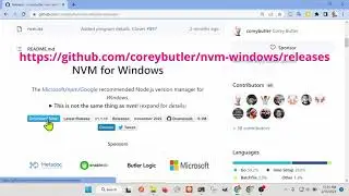 HowTo Install nvm, node, npm and yarn on Windows 11