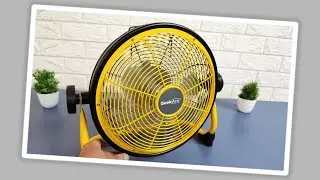 बैटरी से चलने वाला चार्जिंग पंखा | Geek Aire Rechargeable 11 Inch Size Fan | Unboxing | Review