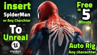 insert any Character to unreal engine 5 |Auto Rig ActorCore