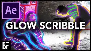 Glowing Scribble Animation - After Effects