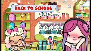 Back to School Shopping✨| Avatar World Roleplay with voice📢 | Toca Life World