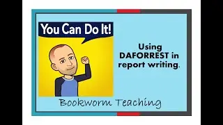 Using DAFORREST techniques in a report