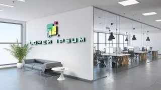 How To Make  3d Mockup In Photoshop cc 2019 | How To Create Logo | 3D Logo On Wall |Tutorial
