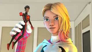 Giantess Gwen vs Tiny Miles