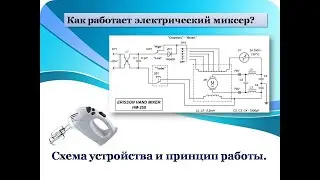 Как работает электрический миксер?  Схема устройства и принцип работы.