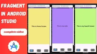 Fragment in Android app || create fragment in android studio kotlin ||  apply fragment in android