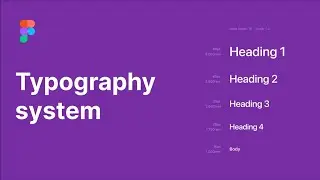 Creating typography system in Figma